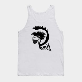 Punk Mohawk hairstyle design Tank Top